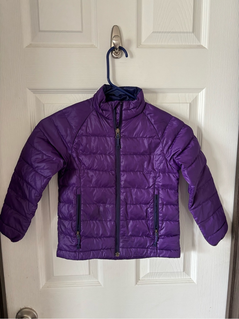 REI Girls' Purple Quilted Puffer Jacket